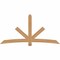 Ekena Millwork Alberta Smooth Timber Gable Bracket, Western Red Cedar, 96"W x 48"H x 1 1/2"D x 5 1/2"F, 12/12 Pitch GBW096X48X0206ALB00SWR - alternate 1